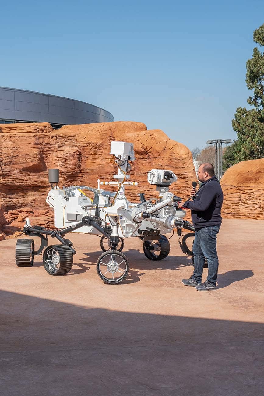 Rover Martien à la Cité de l'espace