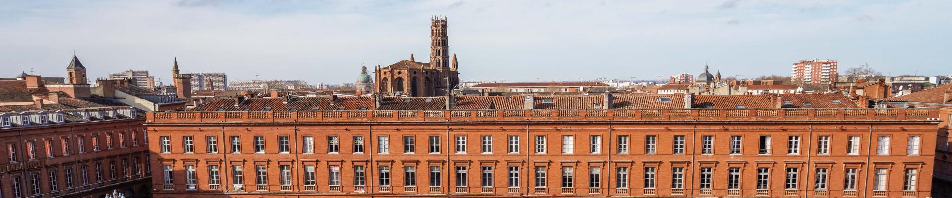 Place du Capitole, vue aérienne