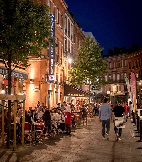 Terrasses quartier Victor-Hugo