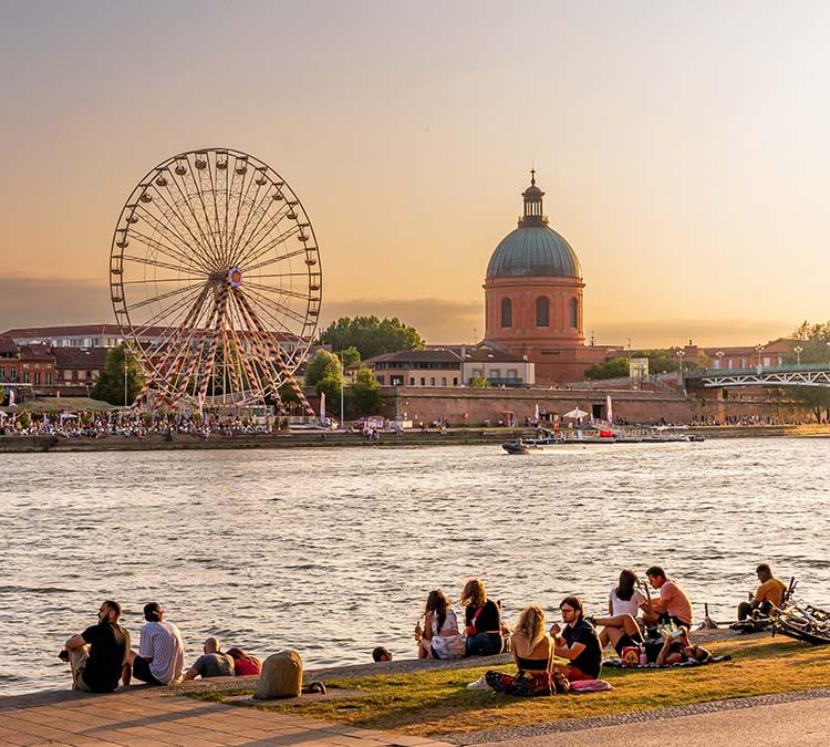 Destination Toulouse, les bords de Garonne