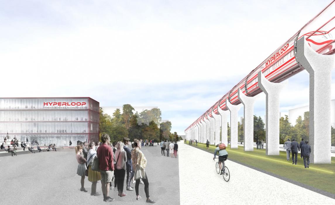 Implantation d'Hyperloop