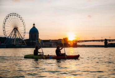 Kayak sur la Garonne