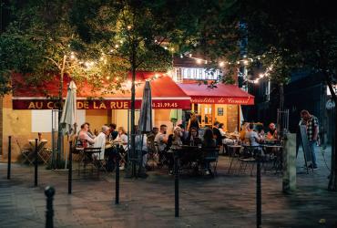 Terrasse de restaurant