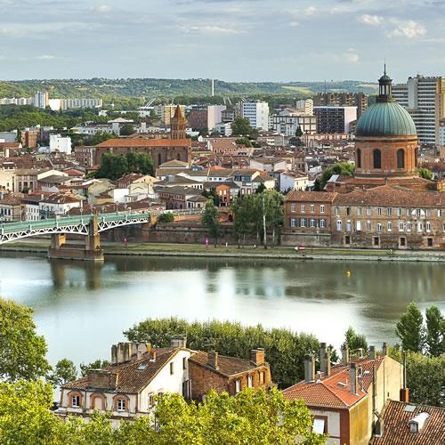 La Garonne et le dôme de la Grave